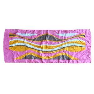 Black Mesh Long Scarf Headscarf Wrap